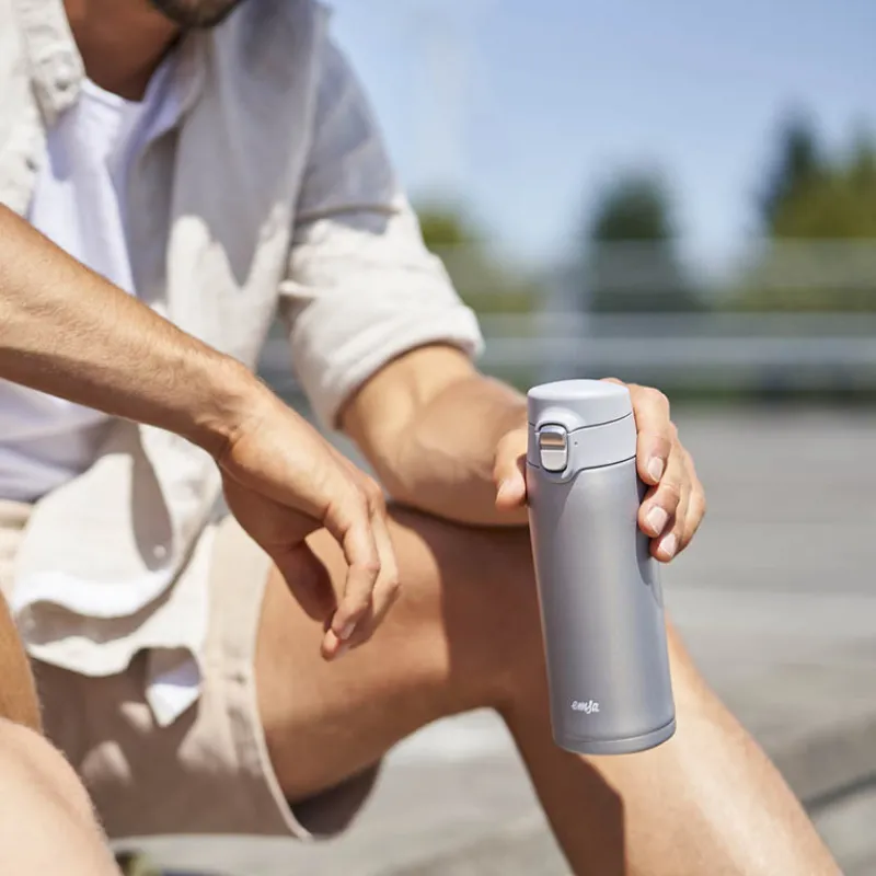 Emsa drinkbus vacuum (0,4L) grey> Lunch