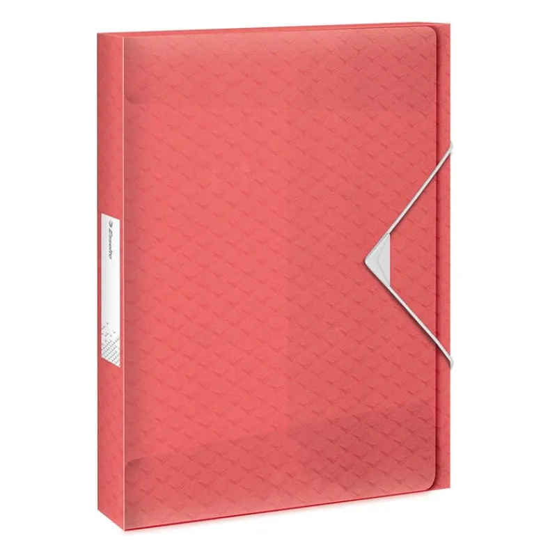Esselte Documentenbox PP 25mm (A4) koraalkleur> Mappen & Ordners