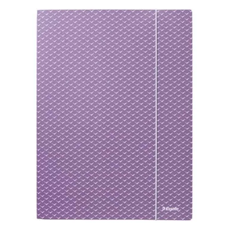 Esselte 3-klepsmap karton (A4) lavendelkleur> Mappen & Ordners
