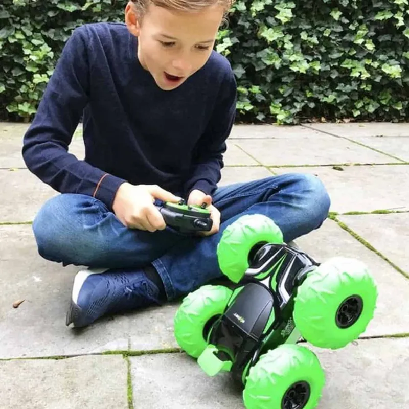 Exost 1:10 R/C 360° Tornado stuntauto groen> Muziek & Elektronica|Interactief