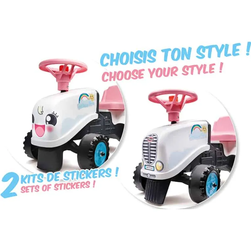 Falk Ride-on “Rainbow Farm” wit> Buitenspeelgoed|Fiets & Sport