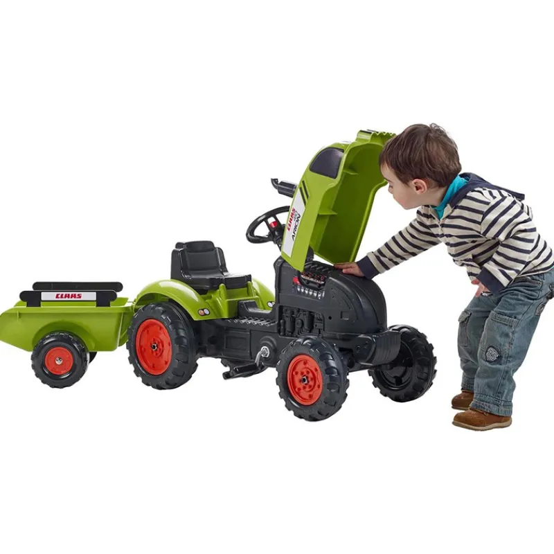 Falk Traktor met aanhangwagen “Claas Arion 410” (2-4 jaar)> Buitenspeelgoed|Fiets & Sport