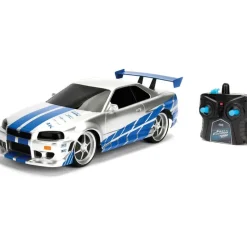 Fast & Furious RC Nissan Skyline GRT1 blauw/zilver> R/C|Muziek & Elektronica