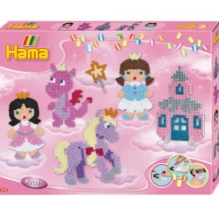 Hama Geschenkdoos “Fantasy Fun” met 4000 midi parels + 2 pinborden> Creatief|Baby & Peuter