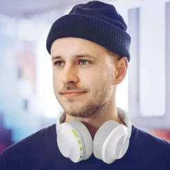 Hama koptelefoon ‘Spirit Calypso’ over-ear, basboost, vouwbaar, wit><noscript><img width=