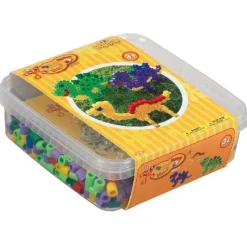 Hama Maxi parels 600 st. + 1 pinbord dino> Creatief
