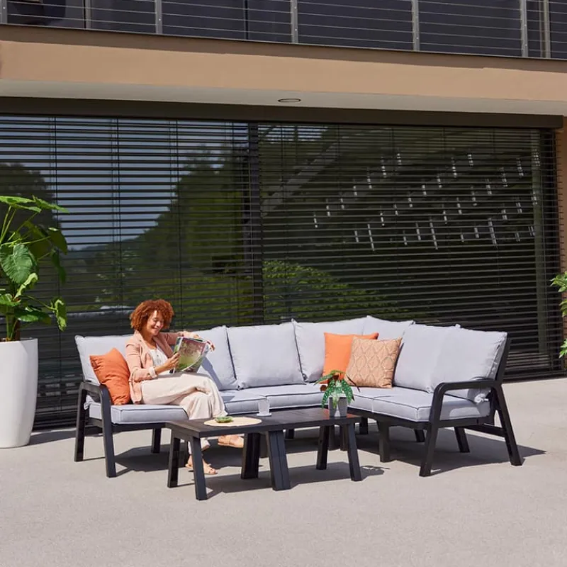 Hartman Ibiza Hoeksalon in Royal Grey> Tuinmeubels