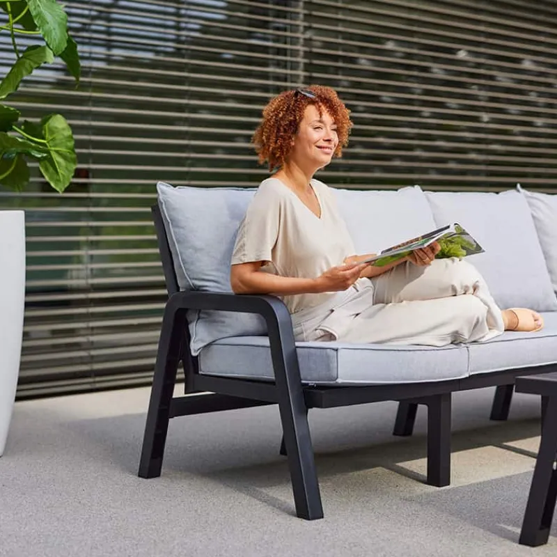 Hartman Ibiza Hoeksalon in Royal Grey> Tuinmeubels