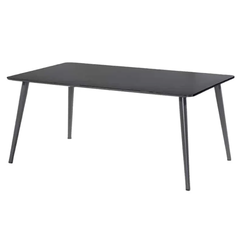 Hartman Sophie Studio tafel (170x100cm) carbon zwart> Koken & Bakken|Tuinmeubels
