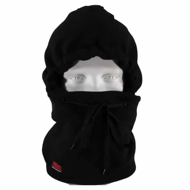 Heat Keeper bivakmuts fleece zwart> Kleding