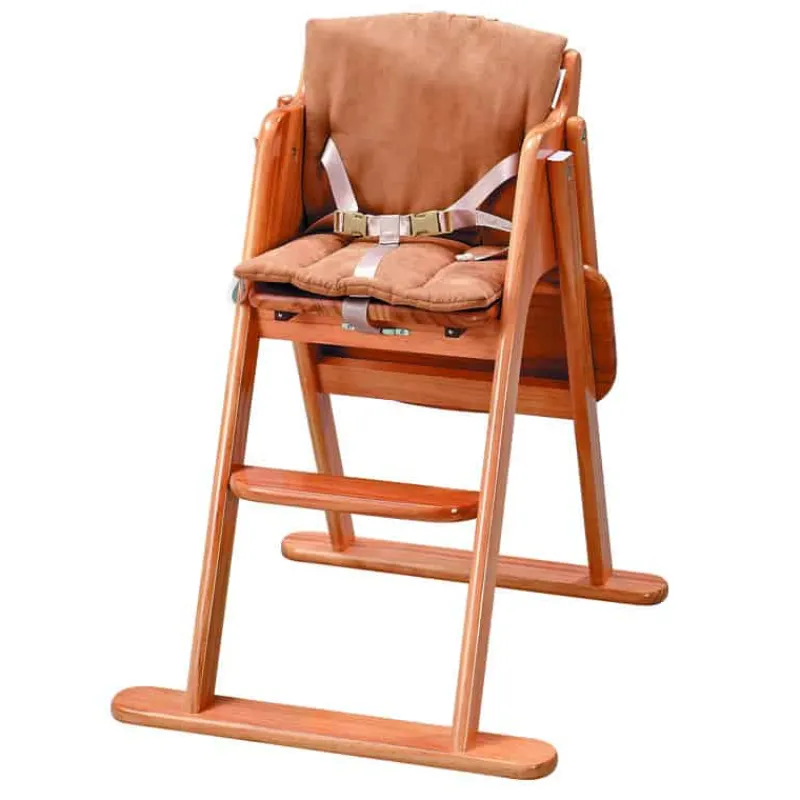 Hoge Kinderstoel in zeeland pine natural> Babymeubels