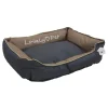 Huisdier mand (44x34x15cm) zwart/bruin> Kat|Hond