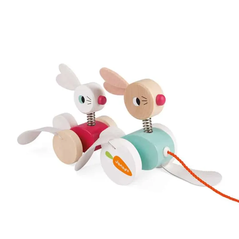 Janod Zigolos Konijn wandelend> Speelgoed|Educatief