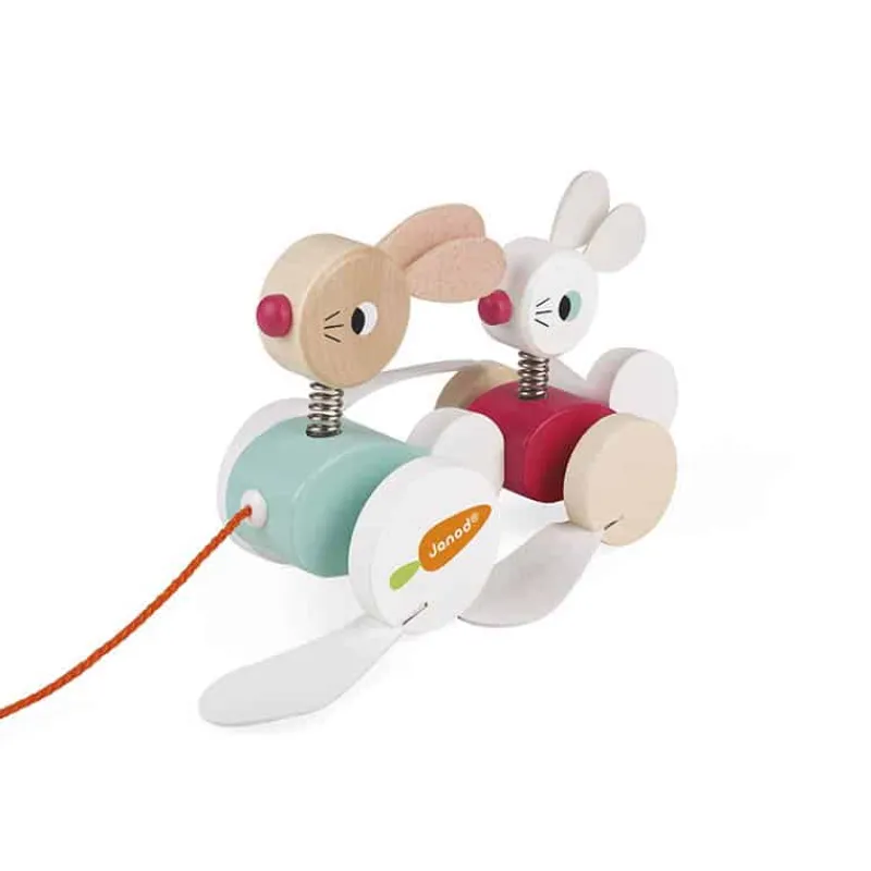 Janod Zigolos Konijn wandelend> Speelgoed|Educatief