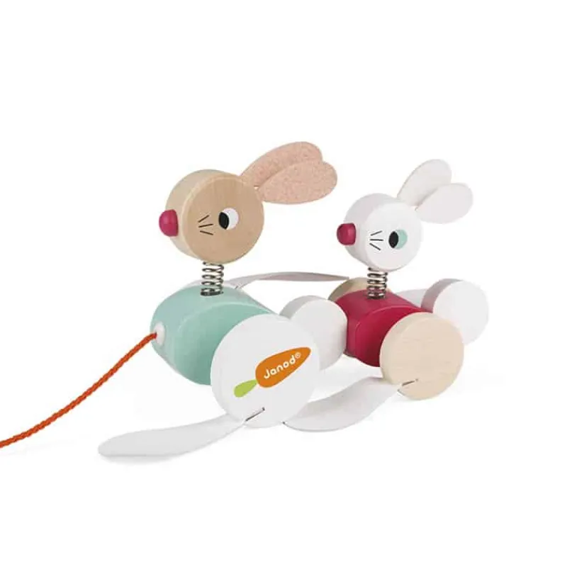 Janod Zigolos Konijn wandelend> Speelgoed|Educatief