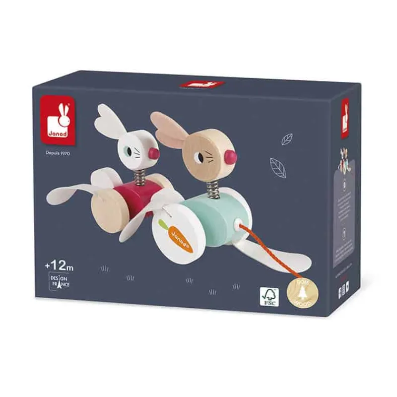 Janod Zigolos Konijn wandelend> Speelgoed|Educatief