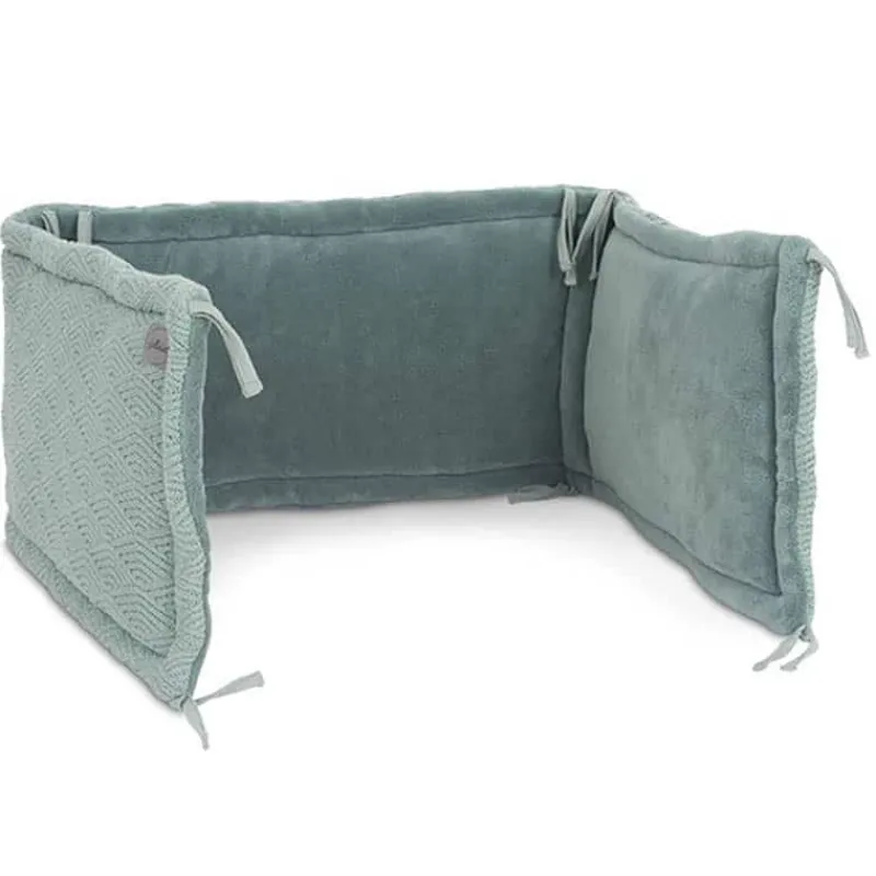 Jollein bed/boxbumper green river knit> Babymeubels