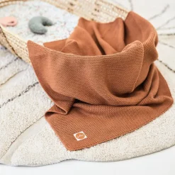Jollein Deken (100x150cm) caramel ledikant basic knit><noscript><img width=