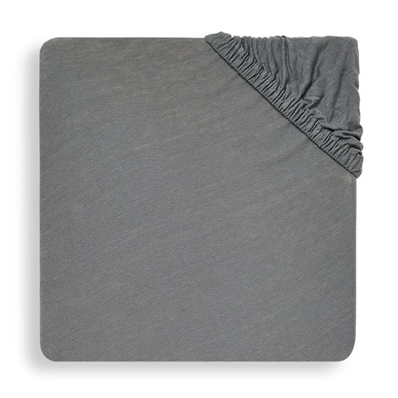 Jollein Hoeslaken (60x120cm) jersey stone grey> Babypark & Bed