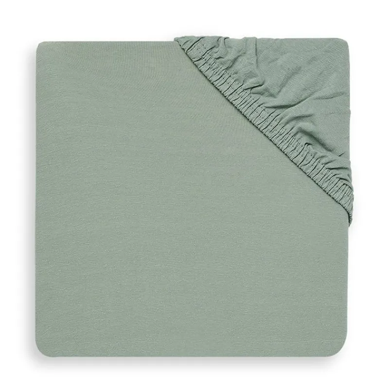 Jollein Hoeslaken (60x120cm) jersey ash green> Babypark & Bed
