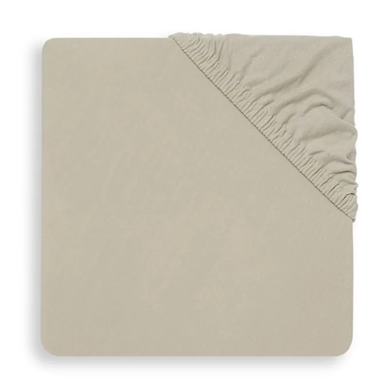 Jollein Hoeslaken (60x120cm) jersey nougat> Babypark & Bed