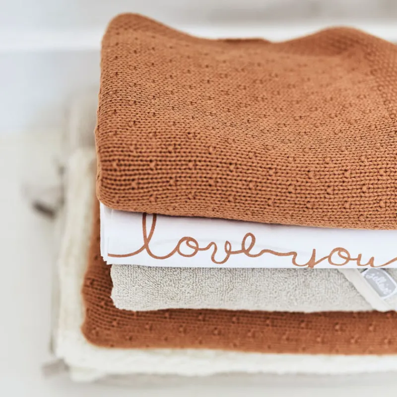 Jollein Laken bed I Love You – Caramel> Babypark & Bed