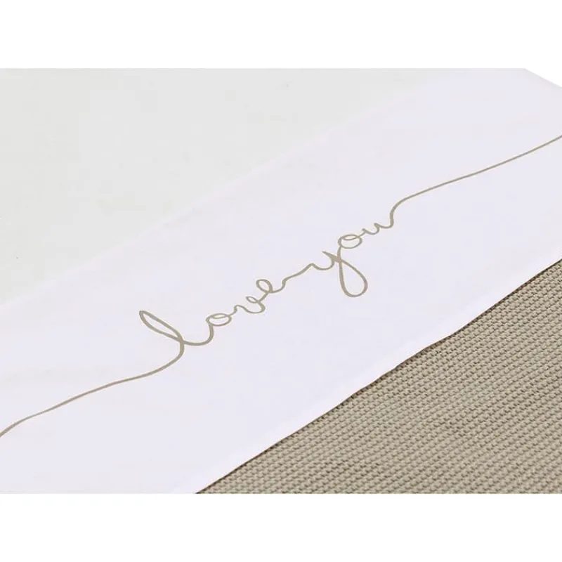 Jollein Laken bed I Love You – Nougat> Babypark & Bed