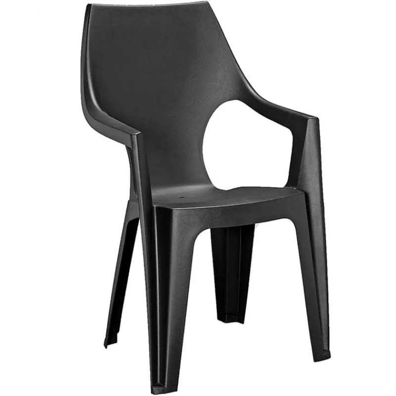Keter Dante armstoel hoge rug graphite> Tuinmeubels