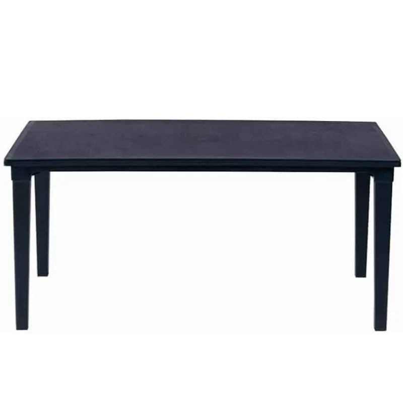 Keter Futura tafel (165x94cm) graphite met parasolopening> Tuinmeubels