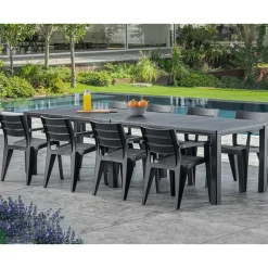 Keter Julie tafel 2in1 (295×90 / 180x147cm) graphite><noscript><img width=