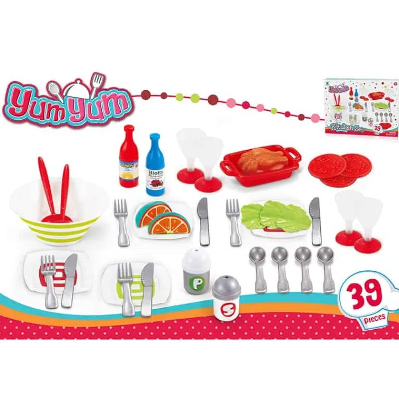 Keukenset (39 stuks)> Rollenspel