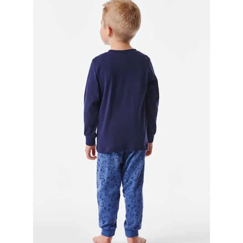 Kinder pyjama lang – 803 donker blauw> Kleding