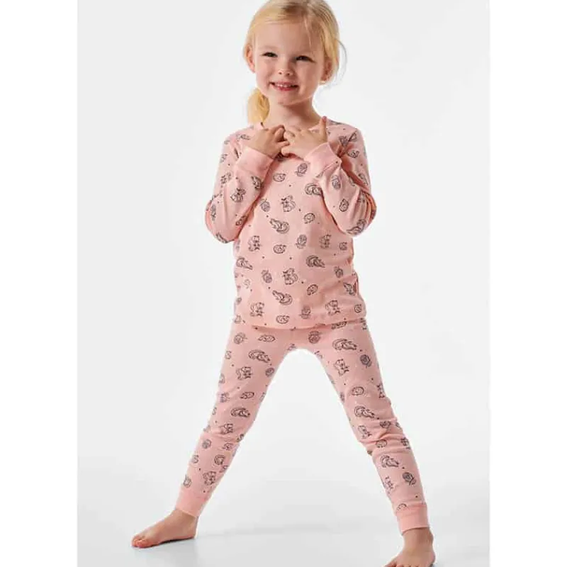 Kinder pyjama lang – 612 peach> Kleding