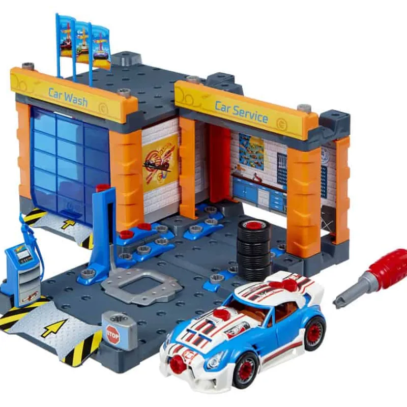 Klein, Hot Wheels Klein Hot Wheels Car Service & Car Wash> 4 Wielen