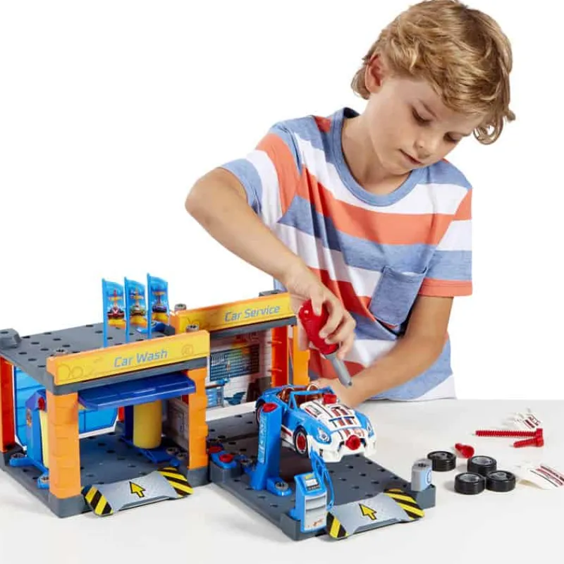 Klein, Hot Wheels Klein Hot Wheels Car Service & Car Wash> 4 Wielen