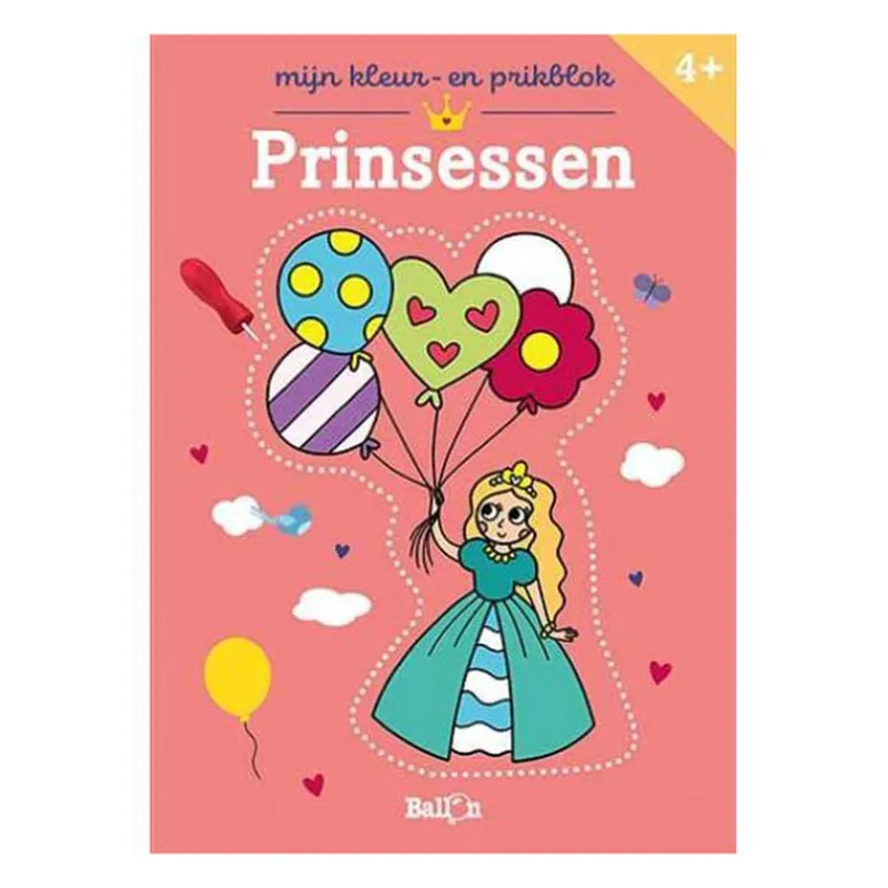De Ballon Kleur- en prikblok> Schrijven & Tekenen|Educatief