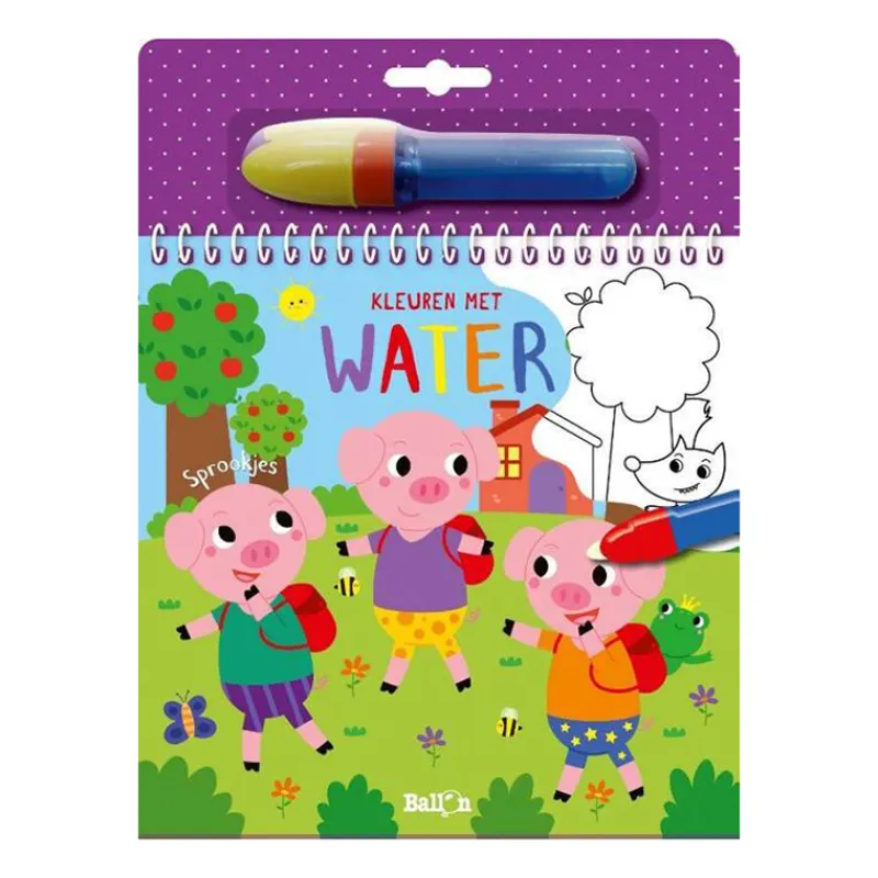 De Ballon Kleuren met water> Schrijven & Tekenen|Educatief