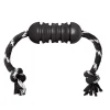 Duvo+ Kong Extreme Dental w/rope (M) zwart> Hond