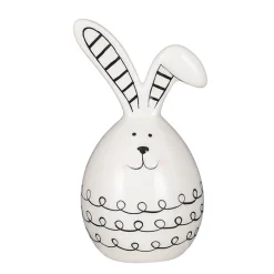Konijn wit (ø9x8xh16cm)> Pasen