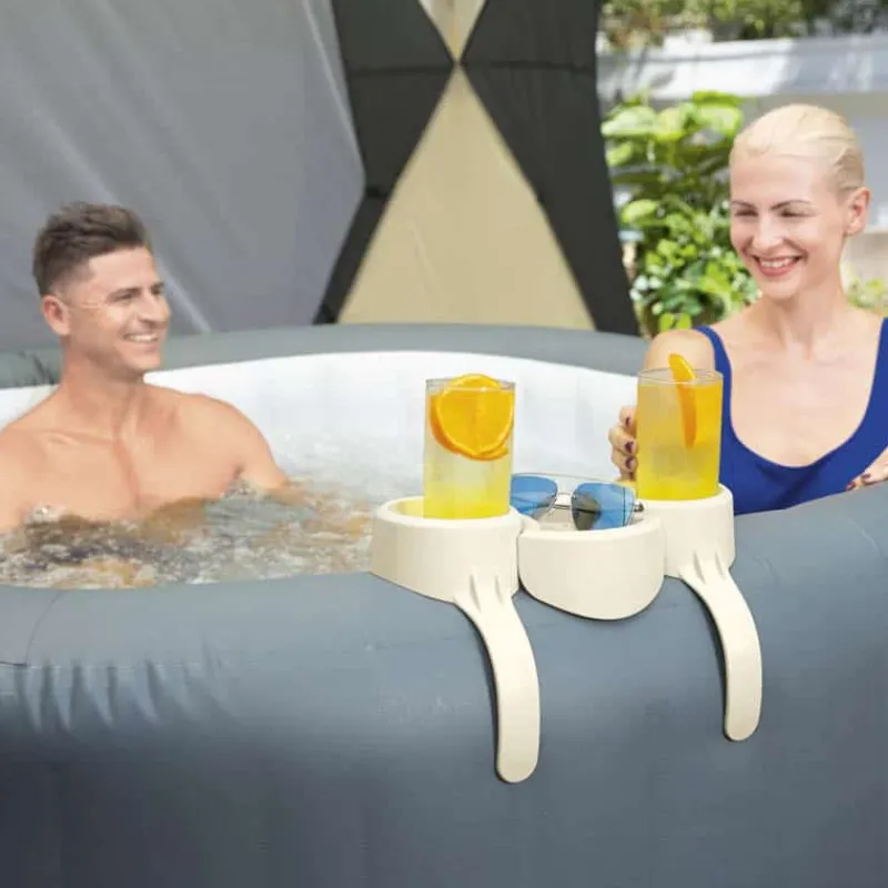 Bestway Lay-Z Spa drankenhouderset wit> Zwemplezier