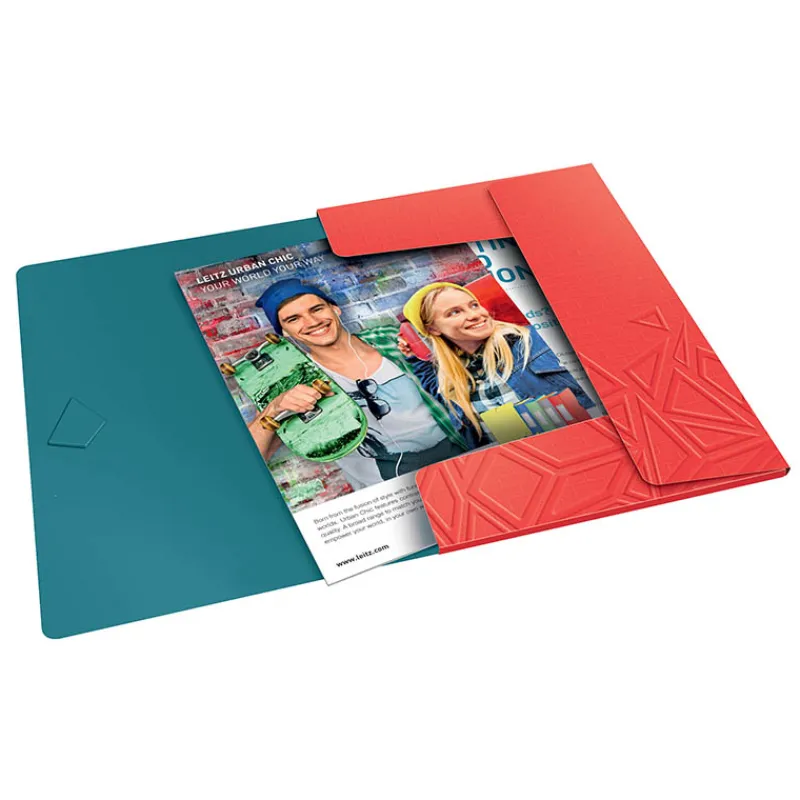 Leitz UrbanChic PP 3-kleps map A4> Mappen & Ordners