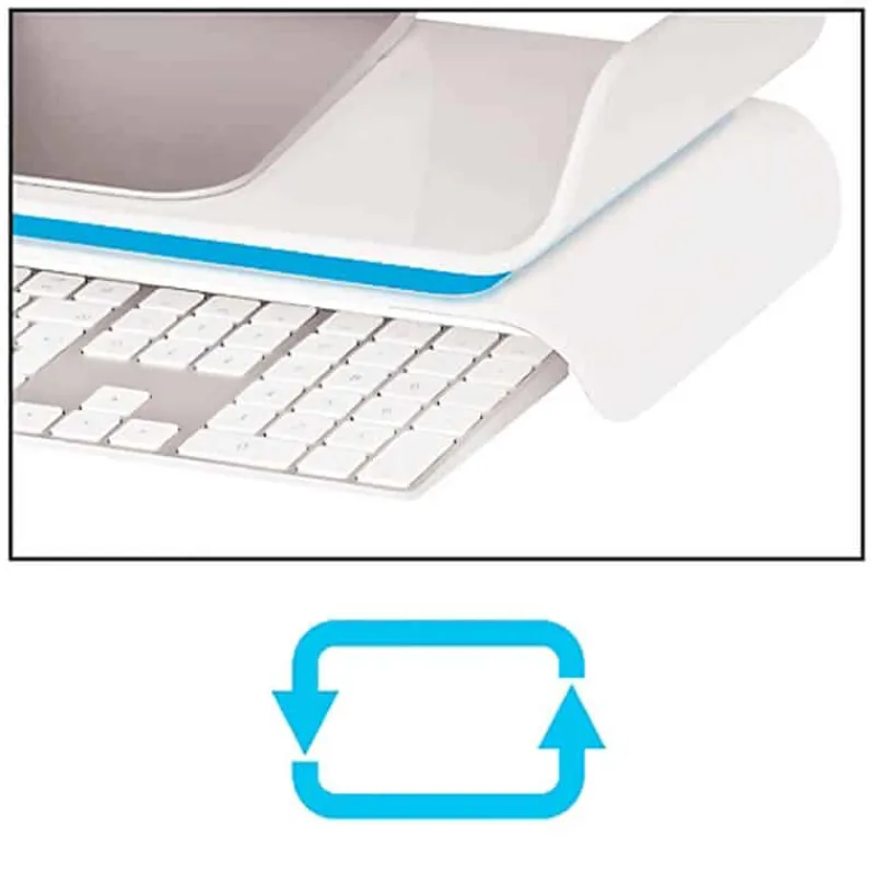 Leitz WOW Ergonomische monitorstand> Bureaumateriaal