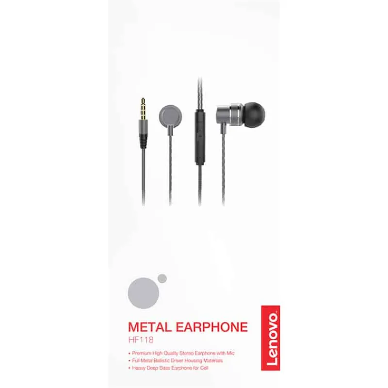 Lenovo headphone 118 in ear – zwart> Pc & Electronica|Muziek & Elektronica