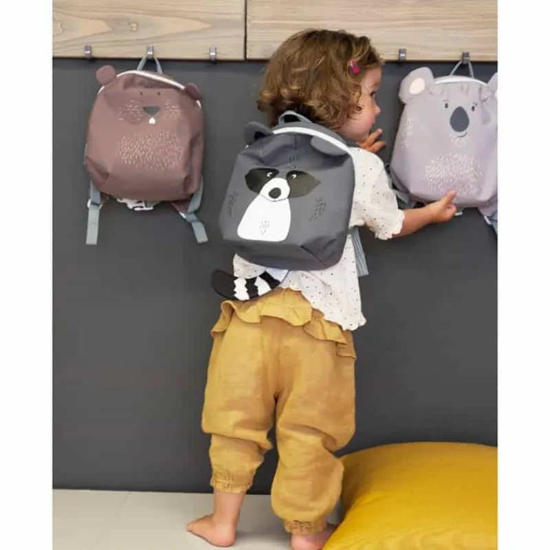 Lässig tiny rugzakje Racoon> Kleutertassen|Zakken & Tassen