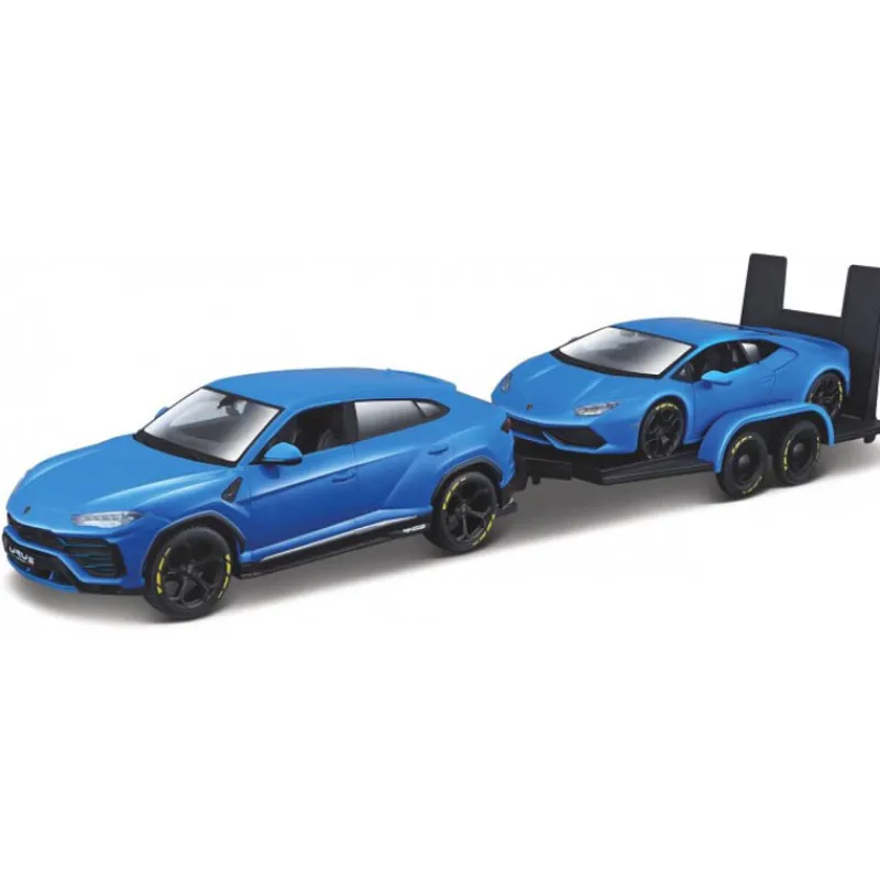 Maisto Lamborghini Urus + Lamborghini Huracan Coupe Blauw (1:24)> Speelsets
