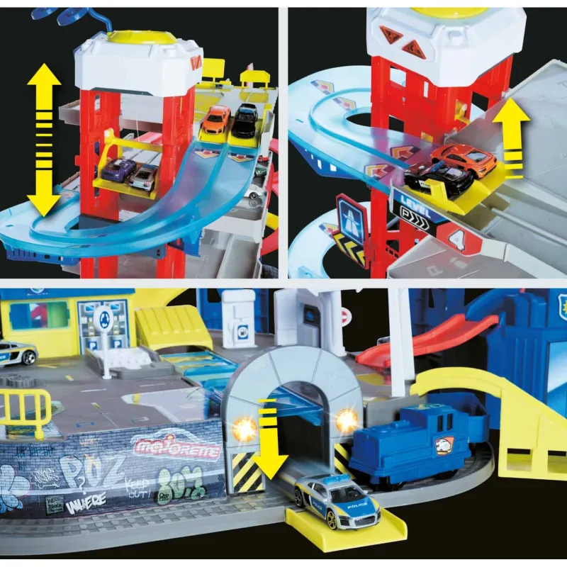 Majorette 5 levels super chase center> Speelsets|4 Wielen