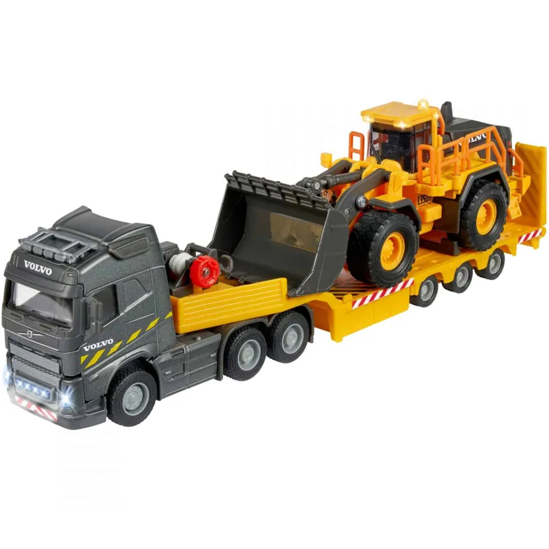 Majorette Volvo Truck + Wheel Loader> 4 Wielen