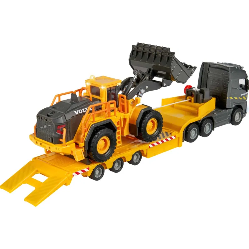 Majorette Volvo Truck + Wheel Loader> 4 Wielen