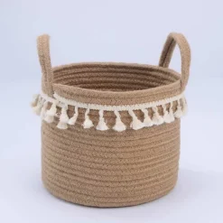 Mand stof (26xH21cm) met handvat> Opbergen|Cadeautip