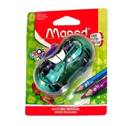 Maped Slijper Croc Twist 2 gaats blister> Bureaumateriaal